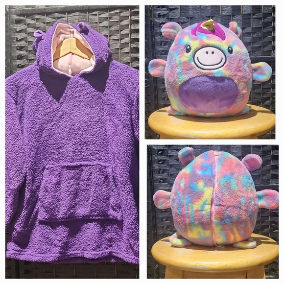 🌟2/40⭐️ Huggle pets unicorn hoodie - Picture 1 of 9